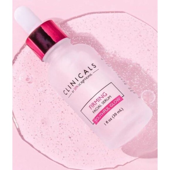SpaScriptions Clinicals Firming Facial Serum Peptides Collagen Smooth Skin - Picture 3 of 4